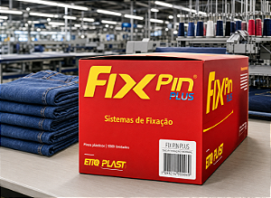 Fix Pin Plus Antifurto 19mm Amarelo-cx 5.000 Unidades