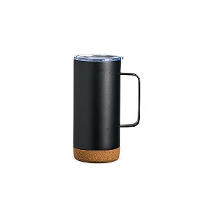 Caneca Térmica Inox com Base de Cortiça – 500ml