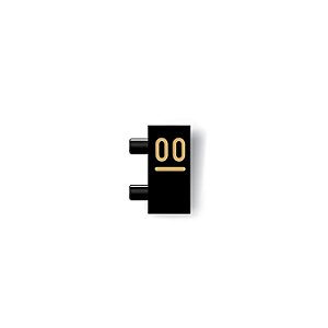 Precificador Pacote Avulso Número “00” Preto/Dourado - 30 peças - Preço para Vitrine