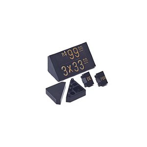 Precificador Pacote Avulso -Ponteira Dupla “De”e“Por”Preto/Dourado-60 peças -Preço para Vitrine