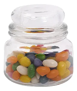 Pote De Vidro Redondo Com Tampa Hermética 350ml - Oikos