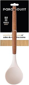 Concha Para Cozinha em silicone e madeira Paramount
