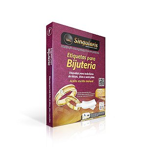 Etiquetas para Bijuteria EBF23 (4.000 Etiquetas com 80mm x 10mm) para Óculos, Relógios, Joias e Semijoias