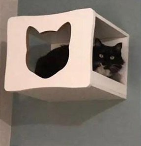 Elegance MDF Branco Nicho Simples 42x32x27