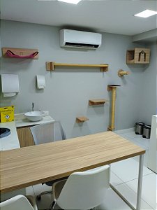 Conjunto de móveis com 7 peças, MDF Color.