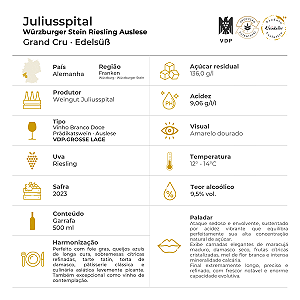 VDP Riesling Auslese⎥Sobremesa⎥Juliusspital⎥FRANKEN