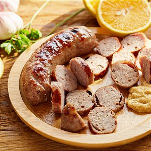 Linguiça Artesanal com Laranja e Semente de Coentro