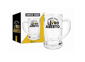 Caneca Cerveja Vidro 565 Ml - Litro Aberto