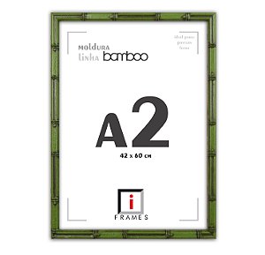 Moldura A2 Premium Bamboo 42x60 cm C/ Vidro