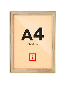 Moldura Filete A4 21x30 cm Para Placa MDF - AVELÃ