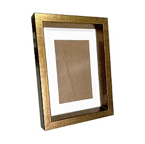 Porta Retrato Premium Chanfrado Para Imagem A6 10x15 cm Com Paspatur - COBRE