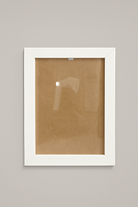 Moldura Quadro A4 21x30 cm Larga 3 cm P/ Imagens Fotos - COM VIDRO