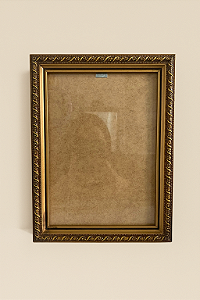 Moldura Premium Dourada A5 15x21 - Com Vidro