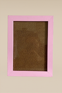 Porta Retrato A5 15x21 cm P/  Imagens Fotos ROSA - COM VIDRO