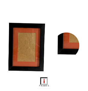 Moldura Quadro A6 10x15 cm  - P/  Imagens Fotos - PASPATUR TERRACOTA