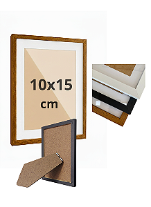 Porta Retrato A6 10x15 cm P/ Posters Imagens Fotos C/ Paspatur 3cm - C/ Vidro