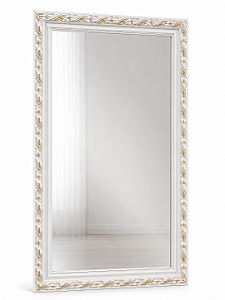 Espelho De Corpo Inteiro 80x40 cm - Moldura Acanthus - BRANCA