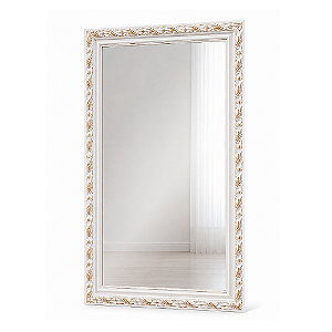 Espelho De Corpo Inteiro 80x40 cm - Moldura Acanthus - BRANCA
