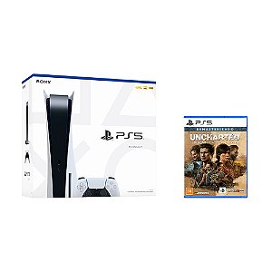 Bundle Console PlayStation 5 com disco + Jogo Uncharted: Coleção Legado dos Ladrões - PS5
