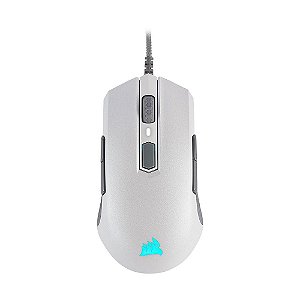 Mouse Gamer Corsair M55 Pro, RGB, 8 Botões, 12.400 DPI, USB, Branco - CH-9308111-NA