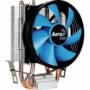 Cooler para Processador Aerocool Verkho 2, 90x25mm, Intel e AMD, Preto e Azul