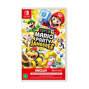 Jogo Super Mario Party Jamboree + Assinatura Individual de 3 meses - Switch
