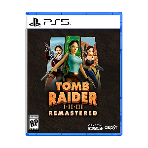 Jogo Tomb Raider I-III Remastered Starring Lara Croft - PS5