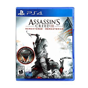 Jogo Assassin's Creed III Remastered - PS4