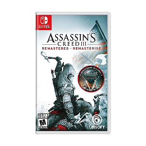 Jogo Assassin's Creed III Remastered - Nintendo Switch - Mídia Física