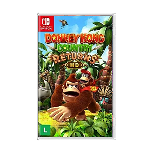 Jogo Donkey Kong Country Returns HD - Nintendo Switch - Mídia Física