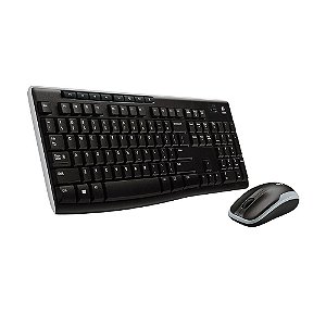 Kit Teclado e Mouse Logitech MK270 sem fio