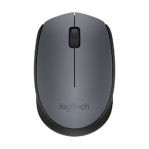 Mouse Logitech M170 Preto e Cinza sem fio