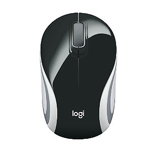 Mini Mouse Logitech M187 Preto sem fio