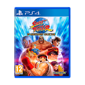 Jogo Street Fighter 30th Anniversary Collection - PS4
