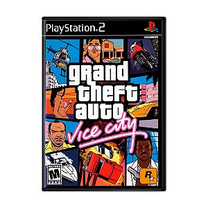Jogo Grand Theft Auto: Vice City (GTA) - PS2