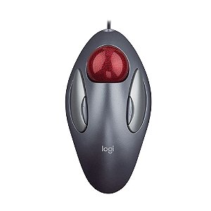 Mouse Trackball Logitech Trackman com fio