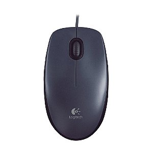 Mouse Logitech M100 Preto com fio