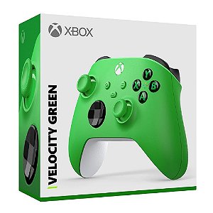 Controle Sem Fio Xbox Velocity Green, Series X, S, One e PC - QAU-00090