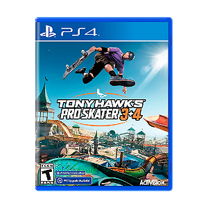 Jogo Tony Hawk's Pro Skater 3+4 - PS4