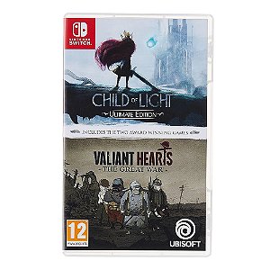 Jogo Child Of Light Ultimate Edition + Valiant Hearts: The Great War - Switch - Mídia Física