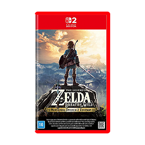 Jogo The Legend of Zelda: Breath of the Wild - Nintendo Switch 2 Edition - Mídia Física
