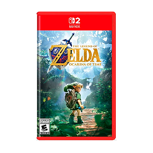 Jogo The Legend of Zelda: Ocarina of Time - Switch 2 - Mídia Física - PRÉ-VENDA IMPORTADA - 1º LOTE