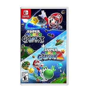 Jogo Super Mario Galaxy + Super Mario Galaxy 2 - Switch - Mídia Física