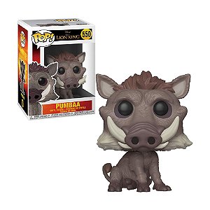 Boneco Pumbaa 550 Disney O Rei Leão - Funko Pop