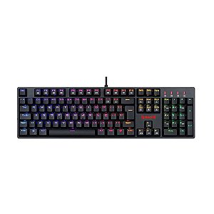 Teclado Optico Gamer Redragon Surara PRO K582RGB-Pro Switch Blue PT com fio