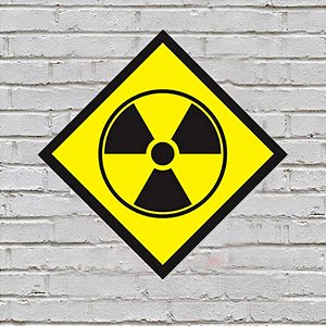 Placa de Parede Decorativa: Radioactive