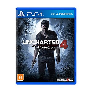 Jogo Uncharted 4: A Thief's End - PS4 - ShopB - 11 anos!