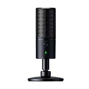 Microfone Condensador Streaming USB Razer Seiren X - PC