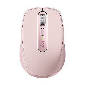 Mouse sem fio Logitech MX Anywhere 3, USB Unifying ou Bluetooth, Mac, iPad, PC, Rosa - 910-005994