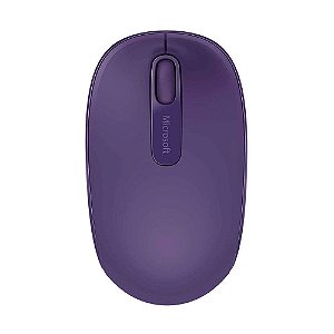 Mouse Microsoft Wireless Mobile 1850 com Design Ambidestro, USB 2,4Ghz, Plug and Play, Roxo -U7Z-00048